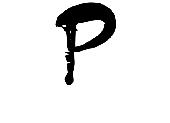 Bold Rotten Decaying Mono Letter P Review