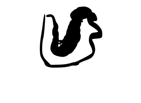 Cheesy Gooey Melting Mono Letter SVG U