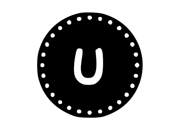 Mono Minted Gold Coin Letter SVG U Review