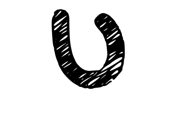Rough and Messy Scribbled Mono Letter U Review